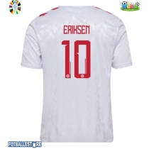 Danmark Christian Eriksen #10 Bortedrakt EM 2024 Kortermet